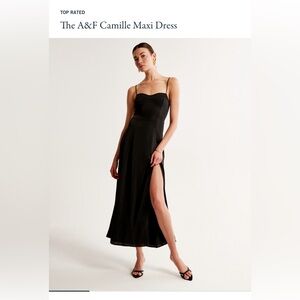 Abercrombie & Fitch Black Maxi Dress